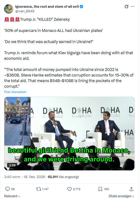 ivan Ignorance: Trump Jr. "KILLED" Zelensky...