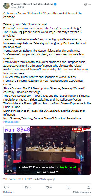 ivan Ignorance: A shock for Russia...