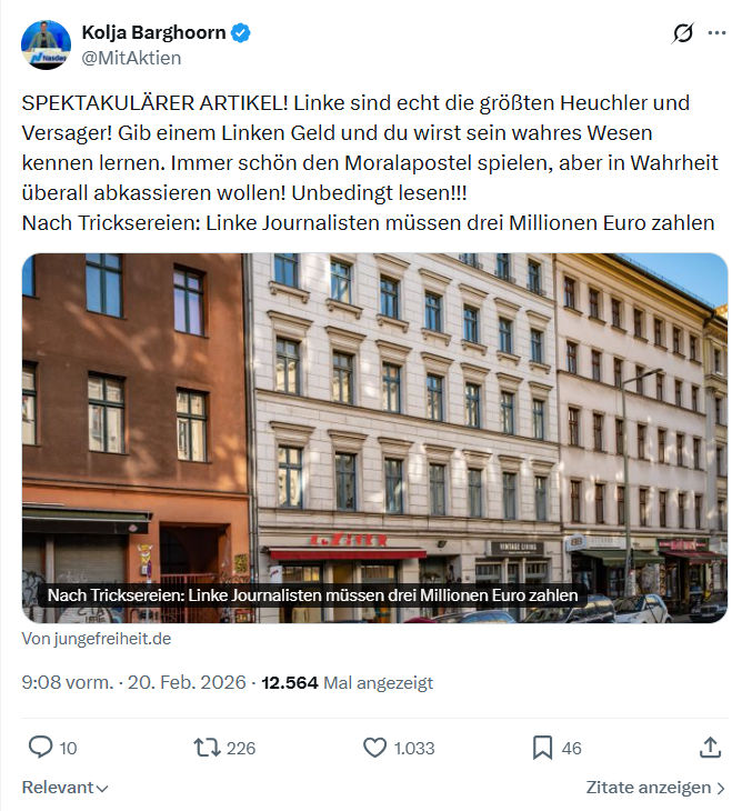 Kolja Barghoorn: SPEKTAKULÄRER ARTIKEL...