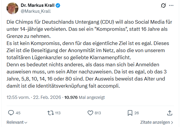 Markus Krall: Die Chimps für Deutschlands Untergang...