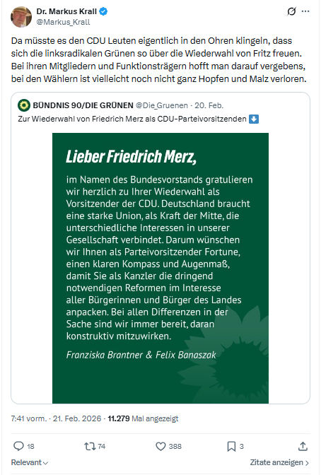 Markus Krall: Da müsste es den CDU Leuten eigentlich...