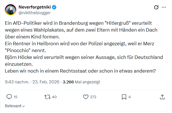 Neverforgetniki: Ein AfD-Politiker wird in Brandenburg wegen "Hitlergruß"...
