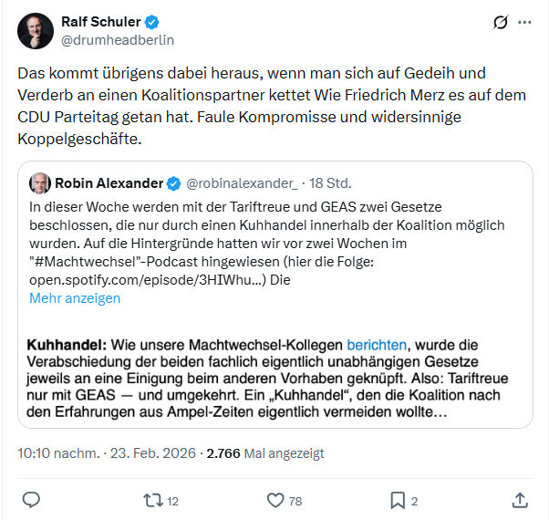 Ralf Schuler: Das kommt übrigens dabei heraus...