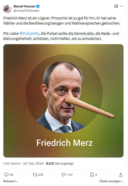 Manaf Hassan: Friedrich Merz ist ein Lügner...