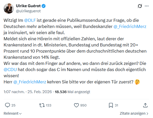 Ulrike Guérot: Witzig! Im...