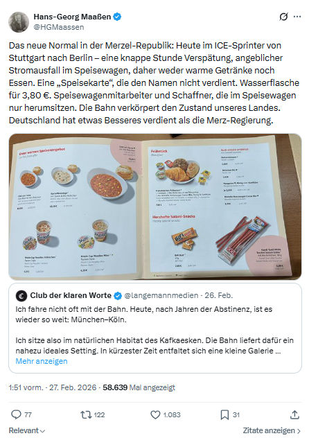 Hans-Georg Maaßen: Das neue Normal in der Merzel-Republik...