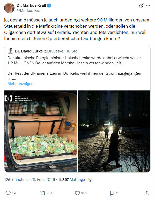 Markus Krall: ja, deshalb müssen ja auch unbedingt...