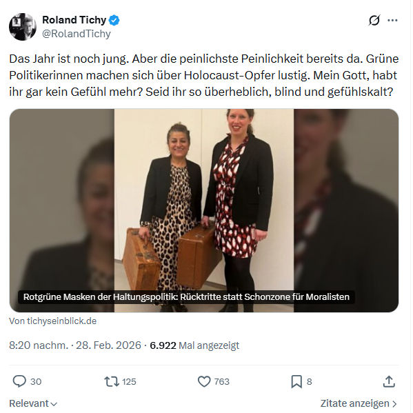 Roland Tichy: Das Jahr ist noch jung...