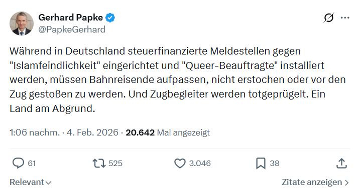Gerhard Papke: Während in Deutschland steuerfinanzierte...