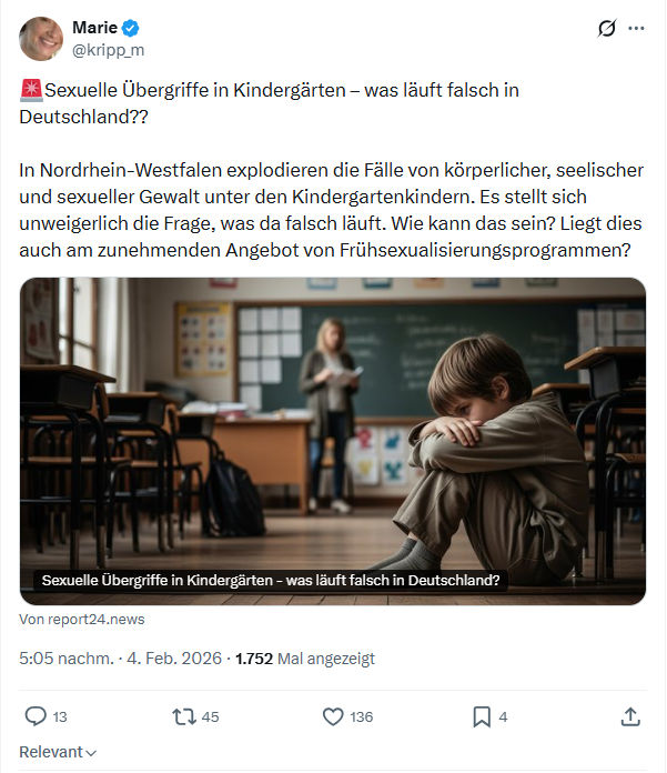Marie kripp: Sexuelle Übergriffe in Kindergärten...