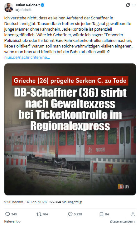 Julian Reichelt: Ich verstehe nicht, dass es keinen Aufstand...