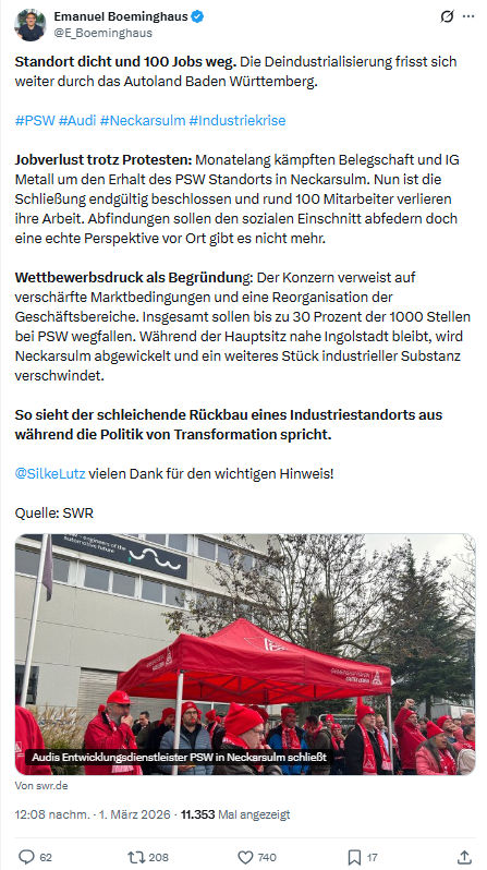 Emanuel Boeminghaus: Standort dicht und 100 Jobs weg...