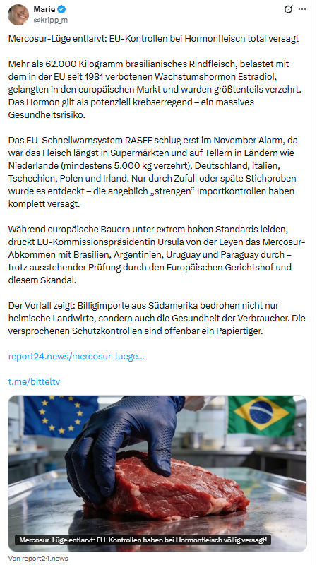 Marie kripp: Mercosur-Lüge entlarvt...