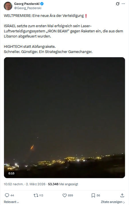 Georg Pazderski: WELTPREMIERE: Eine neue Ära der Verteidigung...