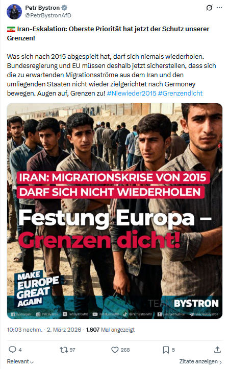 Petr Bystron: Iran-Eskalation...