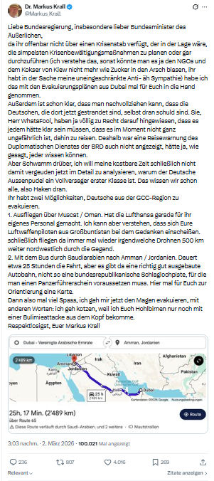 Markus Krall: Liebe Bundesregierung, insbesondere lieber Bundesminister des Äußerlichen...