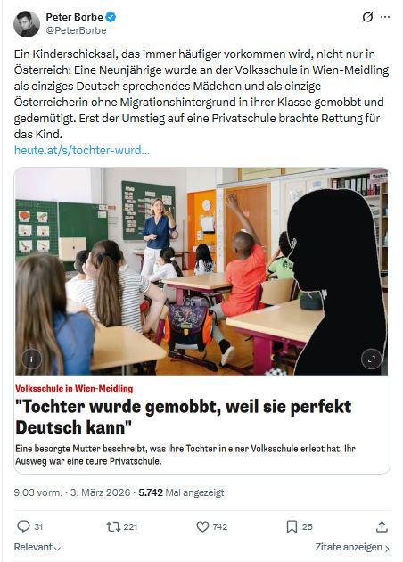 Peter Borbe: Ein Kinderschicksal, das immer häufiger vorkommen wird...