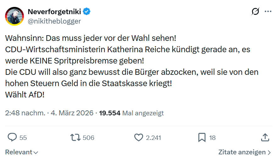 Neverforgetniki: Wahnsinn: Das muss jeder vor der Wahl sehen...