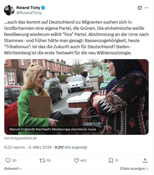 Roland Tichy: ...auch das kommt auf Deutschland zu...