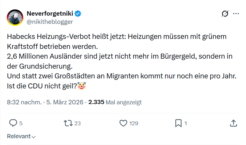 Neverforgetniki: Habecks Heizungs-Verbot heißt jetzt...