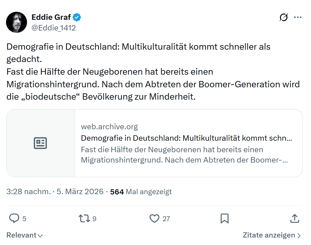 Eddie Graf: Demografie in Deutschland...