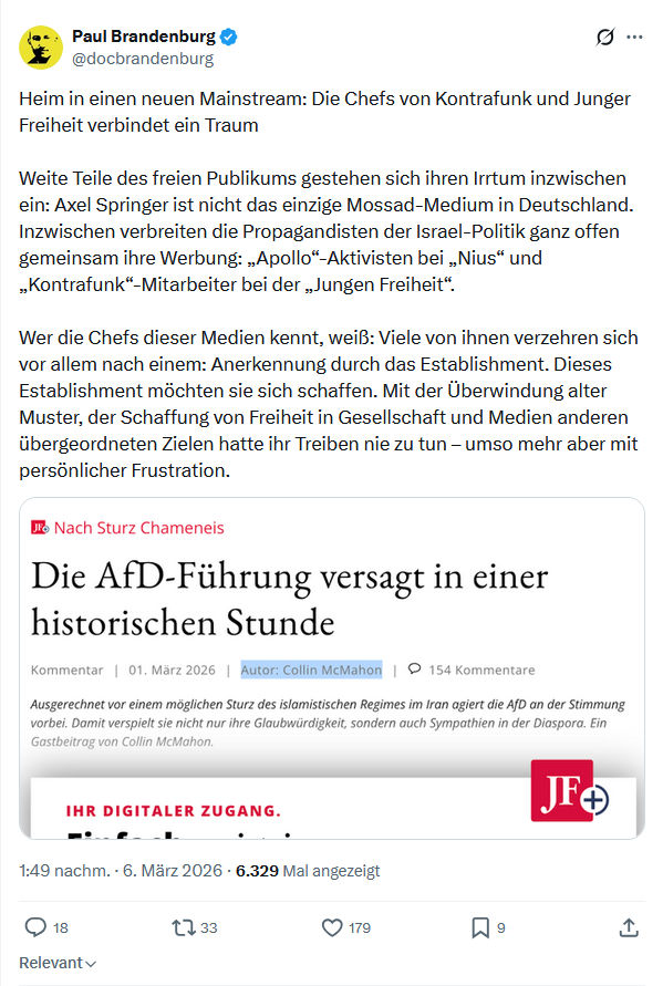 Paul Brandenburg: Heim in einen neuen Mainstream...