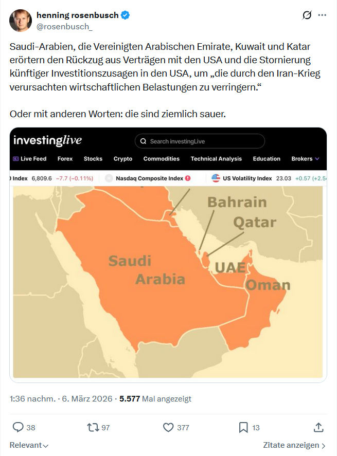 henning rosenbusch: Saudi-Arabien, die Vereinigten Arabischen Emirate...