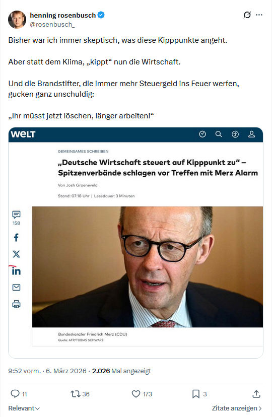 henning rosenbusch: Bisher war ich immer skeptisch...