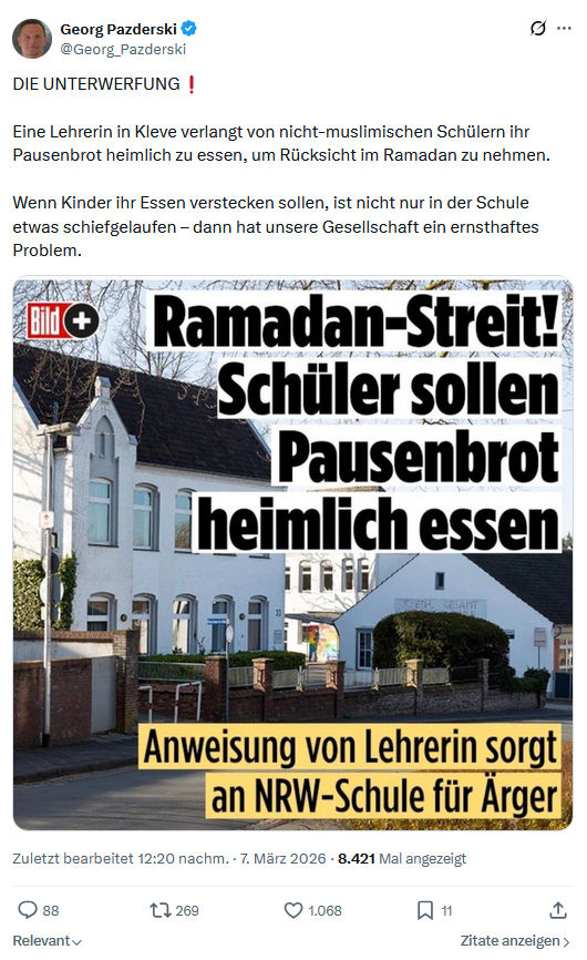 Georg Pazderski: DIE UNTERWERFUNG...