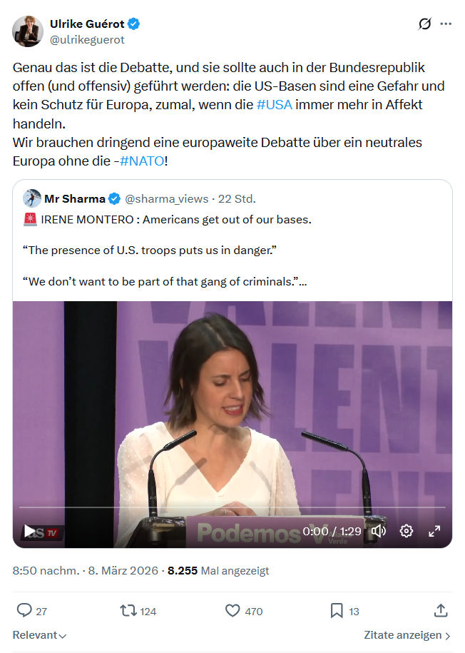Ulrike Guérot: Genau das ist die Debatte...