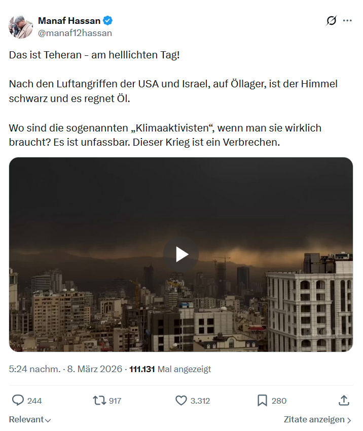 Manaf Hassan: Das ist Teheran - am helllichten Tag...