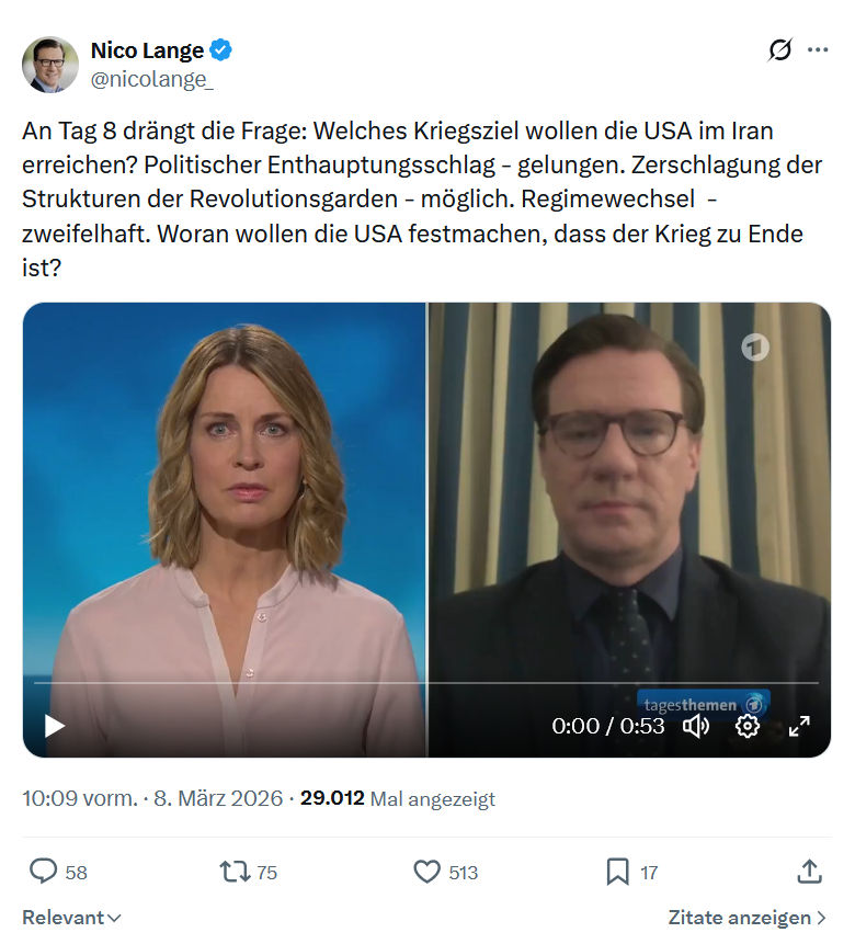 Nico Lange: An Tag 8 drängt die Frage...