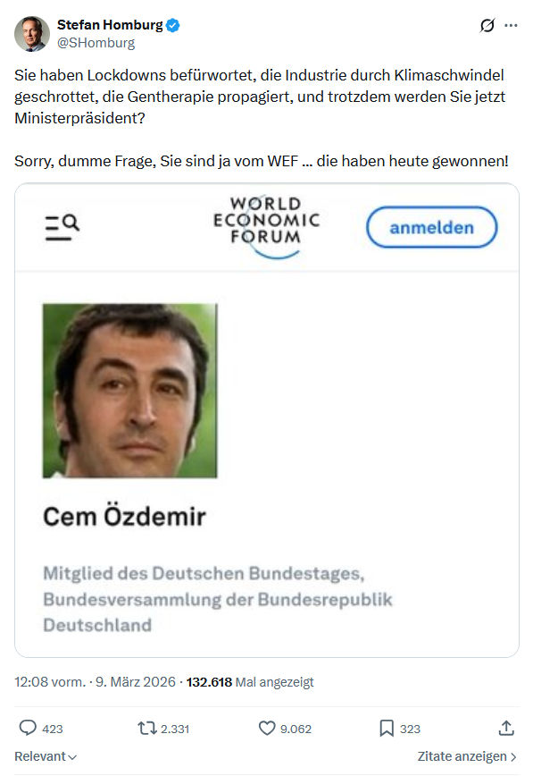 Stefan Homburg: Sie haben Lockdowns befürwortet...