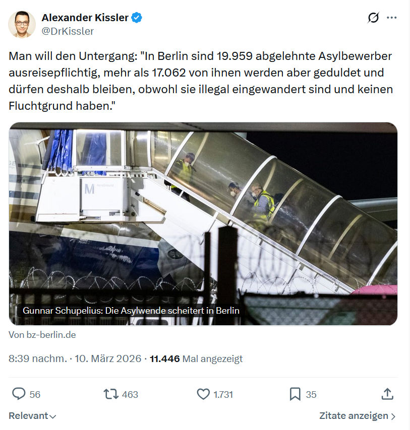 Alexander Kissler: Man will den Untergang…