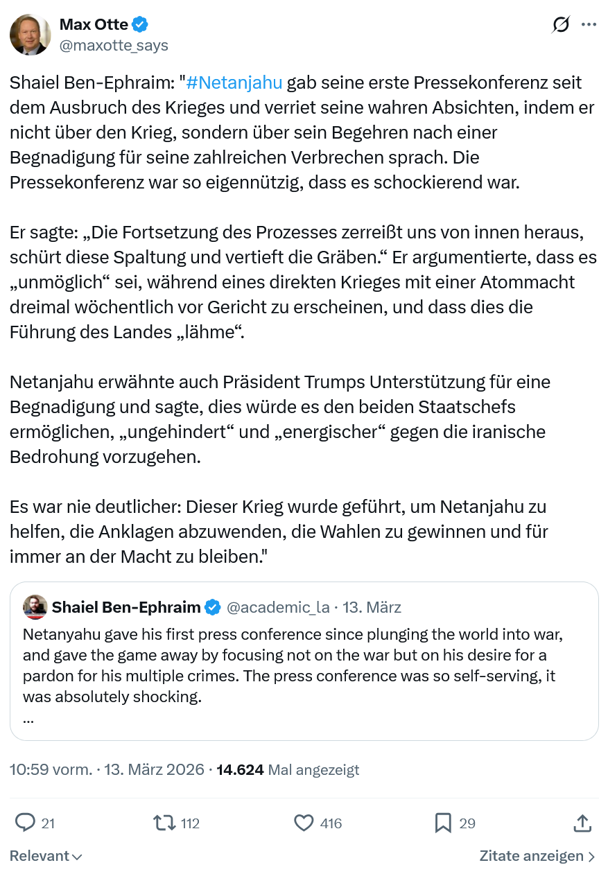 Max Otte: Shaiel Ben-Ephraim…