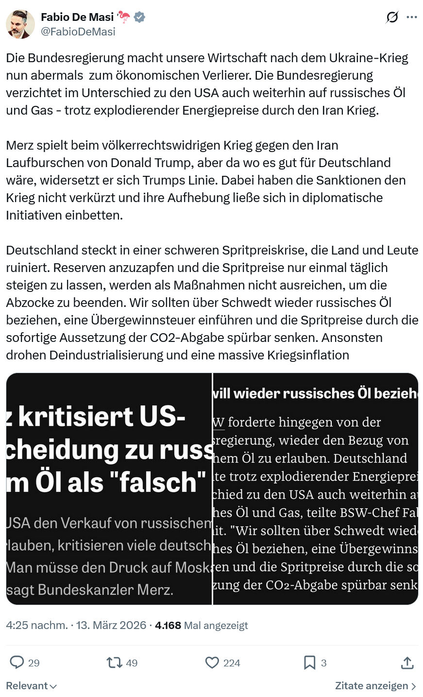 Fabio De Masi: Die Bundesregierung macht unsere Wirtschaft…