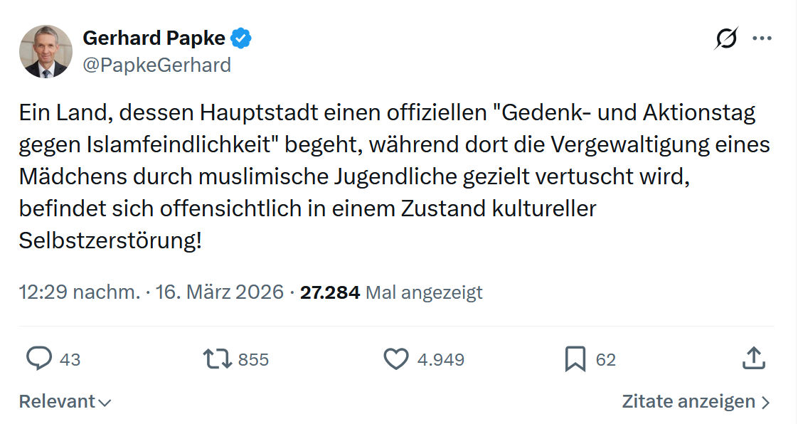 Gerhard Papke: Ein Land, dessen Hauptstadt…