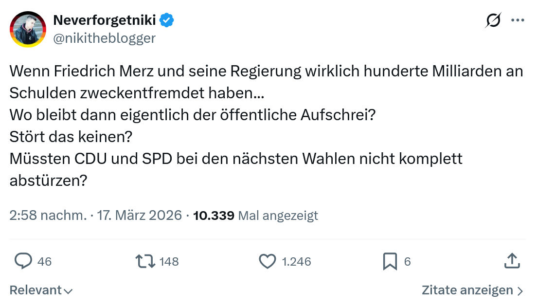 Neverforgetniki: Wenn Friedrich Merz und seine Regierung…