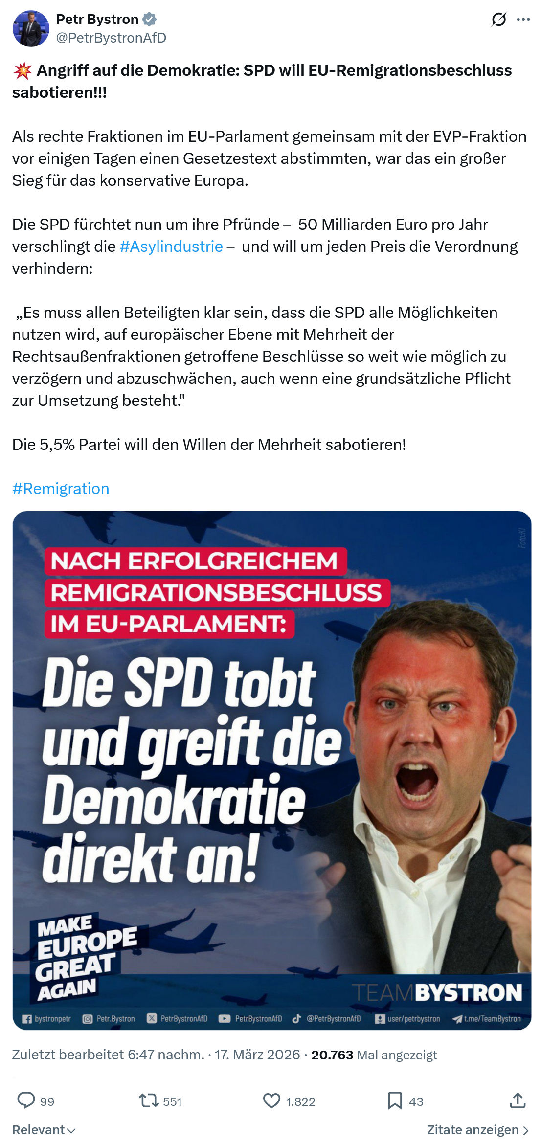 Petr Bystron: Angriff auf die Demokratie…