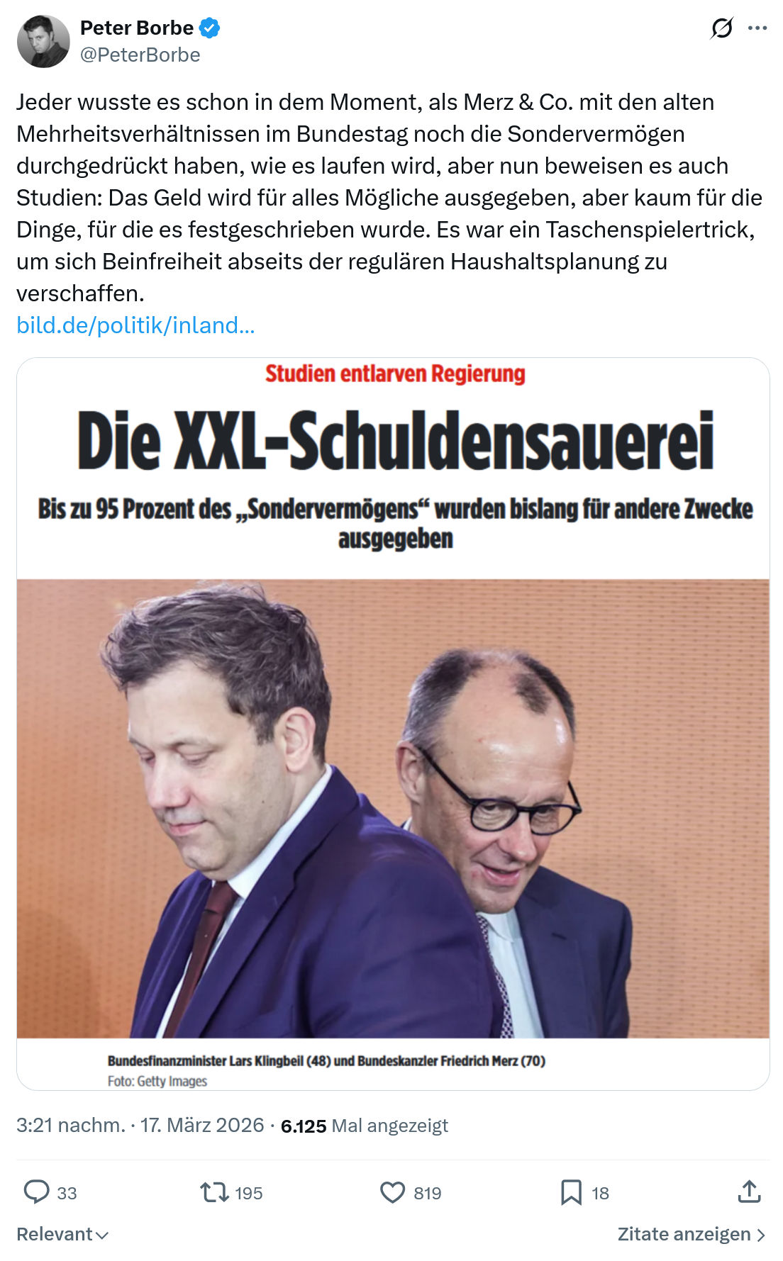 Peter Borbe: Jeder wusste es schon in dem Moment…