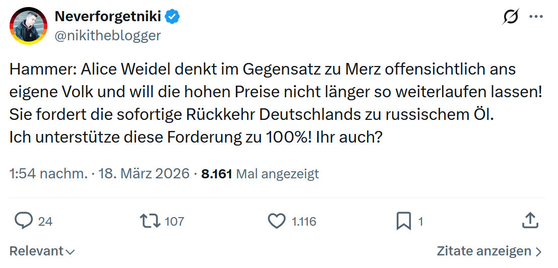 Neverforgetniki: Hammer: Alice Weidel…