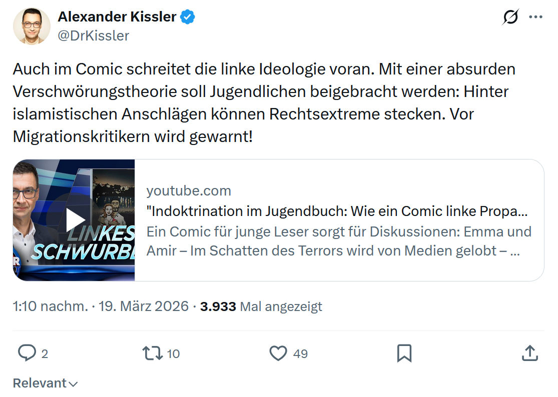 Alexander Kissler: Auch im Comic schreitet die linke Ideologie voran…