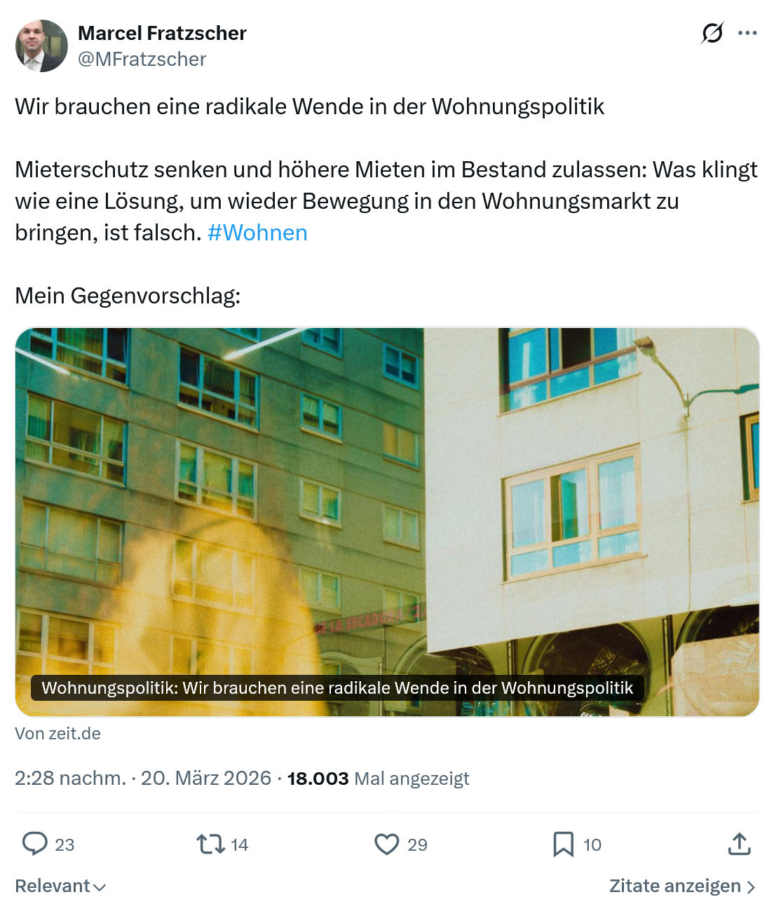 Marcel Fratzscher: Wir brauchen eine radikale Wende…