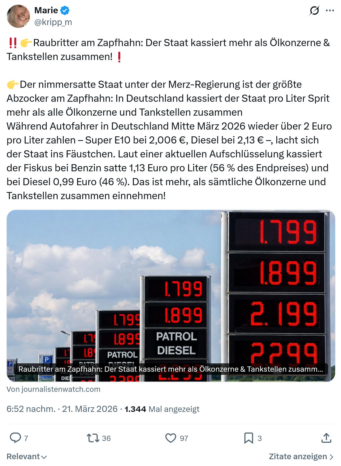Marie kripp: Raubritter am Zapfhahn…