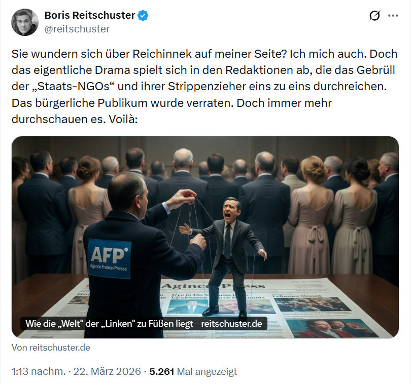 Boris Reitschuster: Sie wundern sich über Reichinnek…