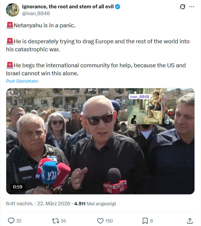 ivan Ignorance: Netanyahu is in a panic…