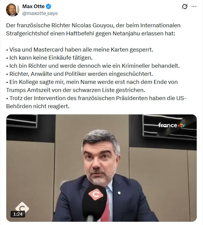Max Otte: Der französische Richter Nicolas Gouyou…