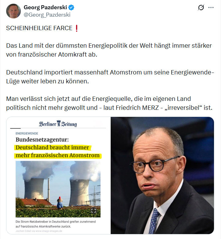 Georg Pazderski: SCHEINHEILIGE FARCE…