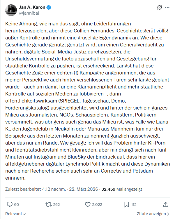 Jan A. Karon: Keine Ahnung, wie man das sagt…
