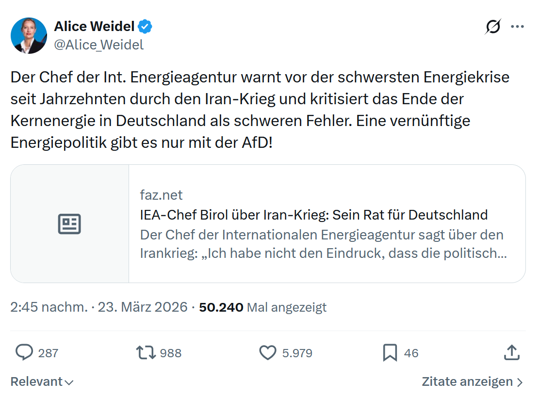 Alice Weidel: Der Chef der Int…